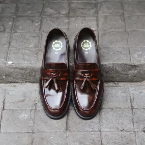 505 Tassel Loafer Strap Burgundy x Black Soles