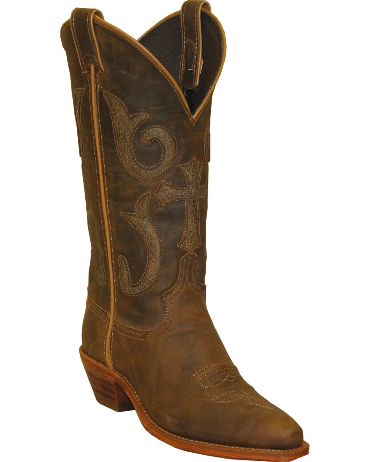 Abilene Boots Women's Western Cross Western Boots - Snip Toe