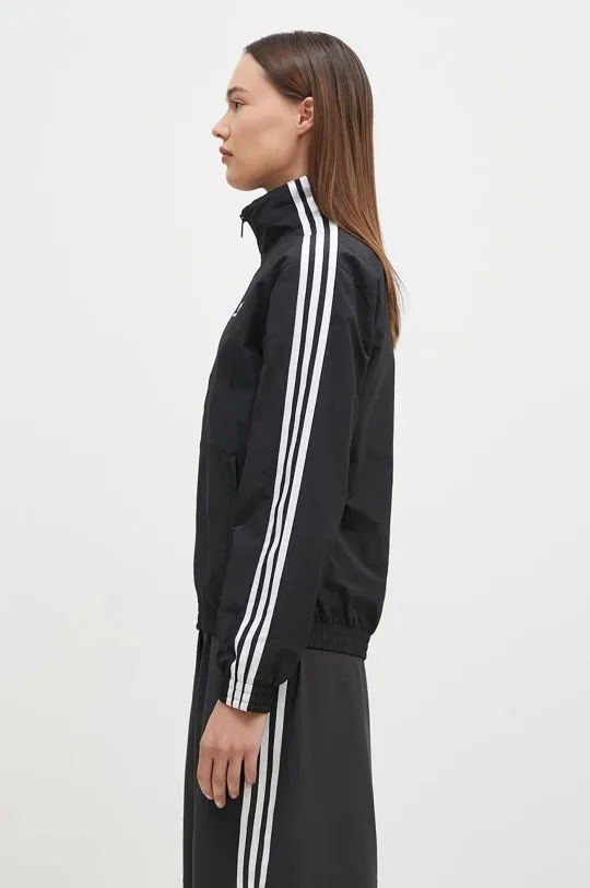 adidas Originals jacket Woven Tracktop women's black color JD5331