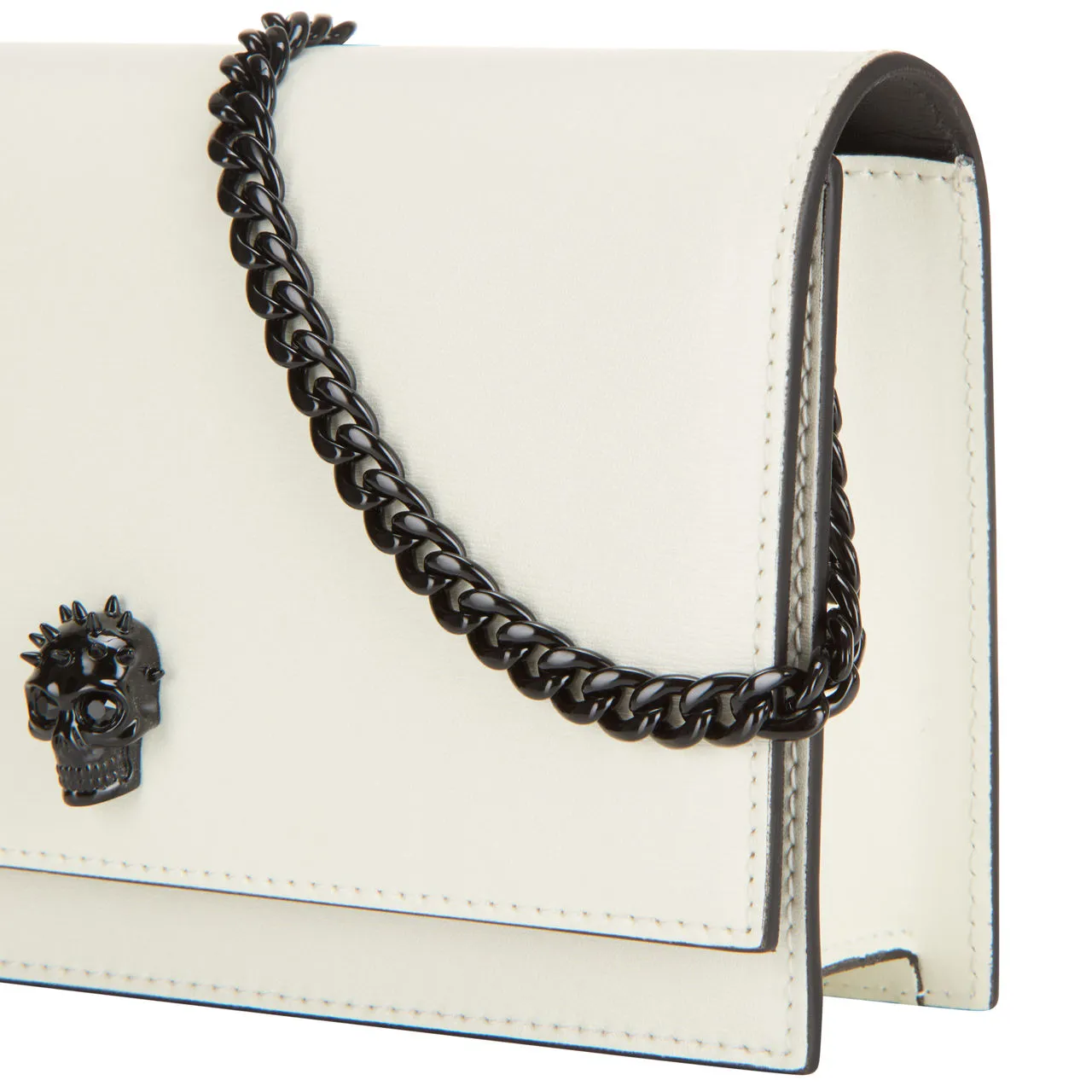 ALEXANDER MCQUEEN Skull Small Crossbody Bag - Soft Ivory