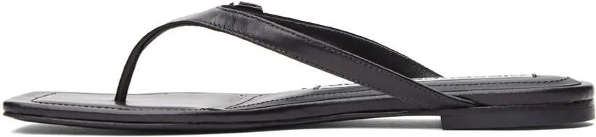 Alexander Wang Black Ivy Thong Flat Sandals