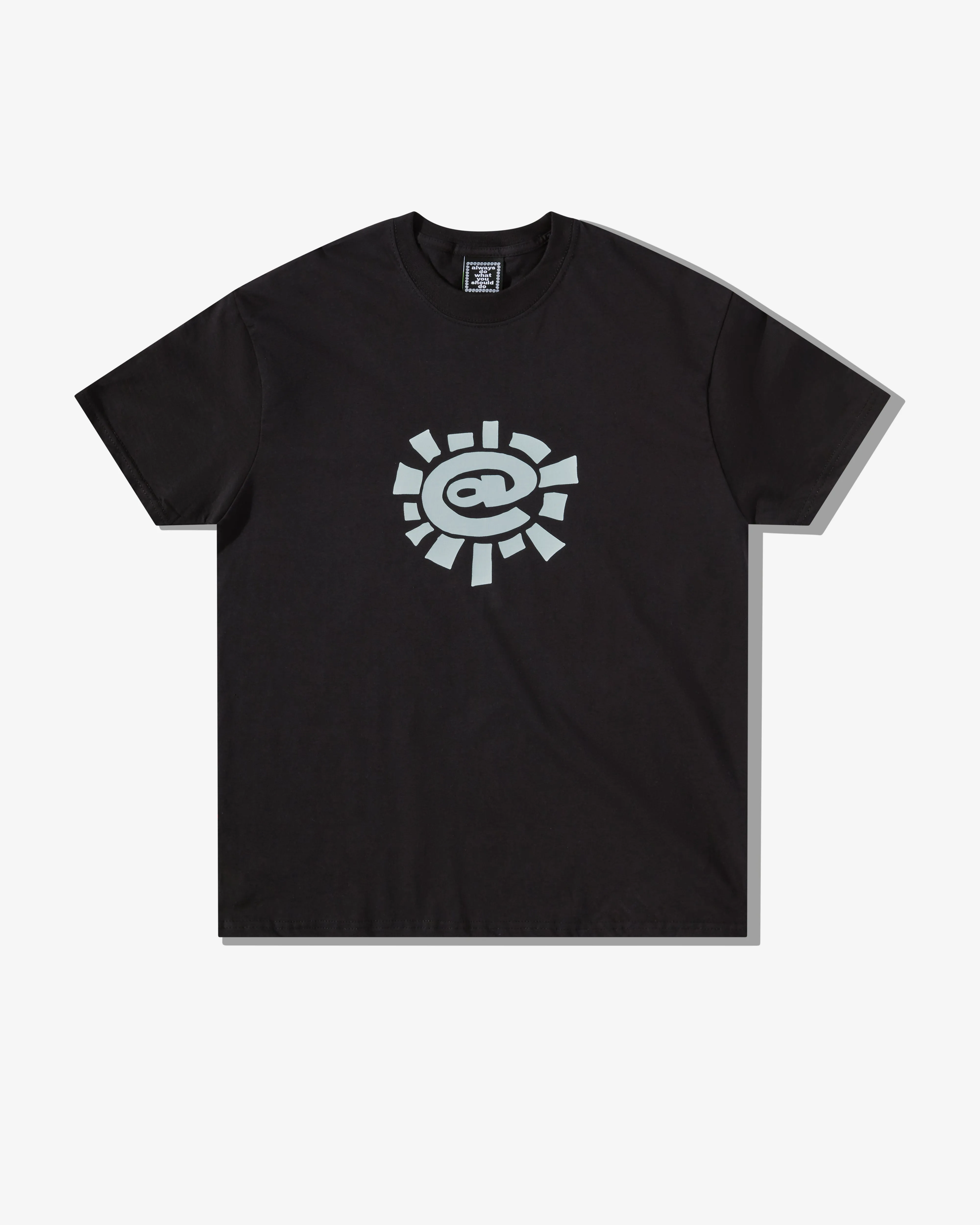 Always Do What You Should Do Men's Solid Sun T-Shirt  Black