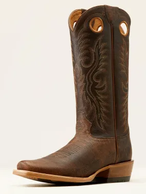 Ariat 10051033 Mens Ringer Cowboy Boot Toffee Crunch Dark Brown