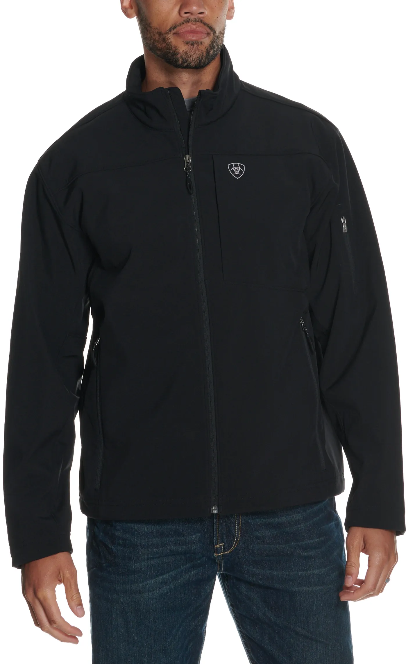 Ariat Men's Vernon 2.0 Black Softshell Jacket - Big & Tall