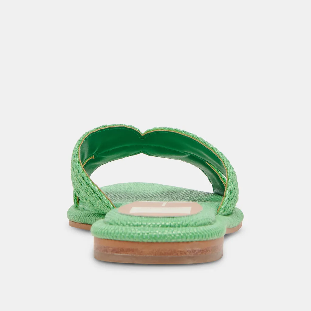 ATOMIC Flat Sandals Seaglass | Seaglass Raffia Flat Sandals– Dolce Vita 6894909587522