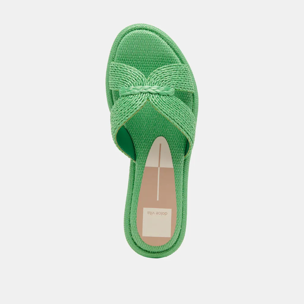 ATOMIC Flat Sandals Seaglass | Seaglass Raffia Flat Sandals– Dolce Vita 6894909587522