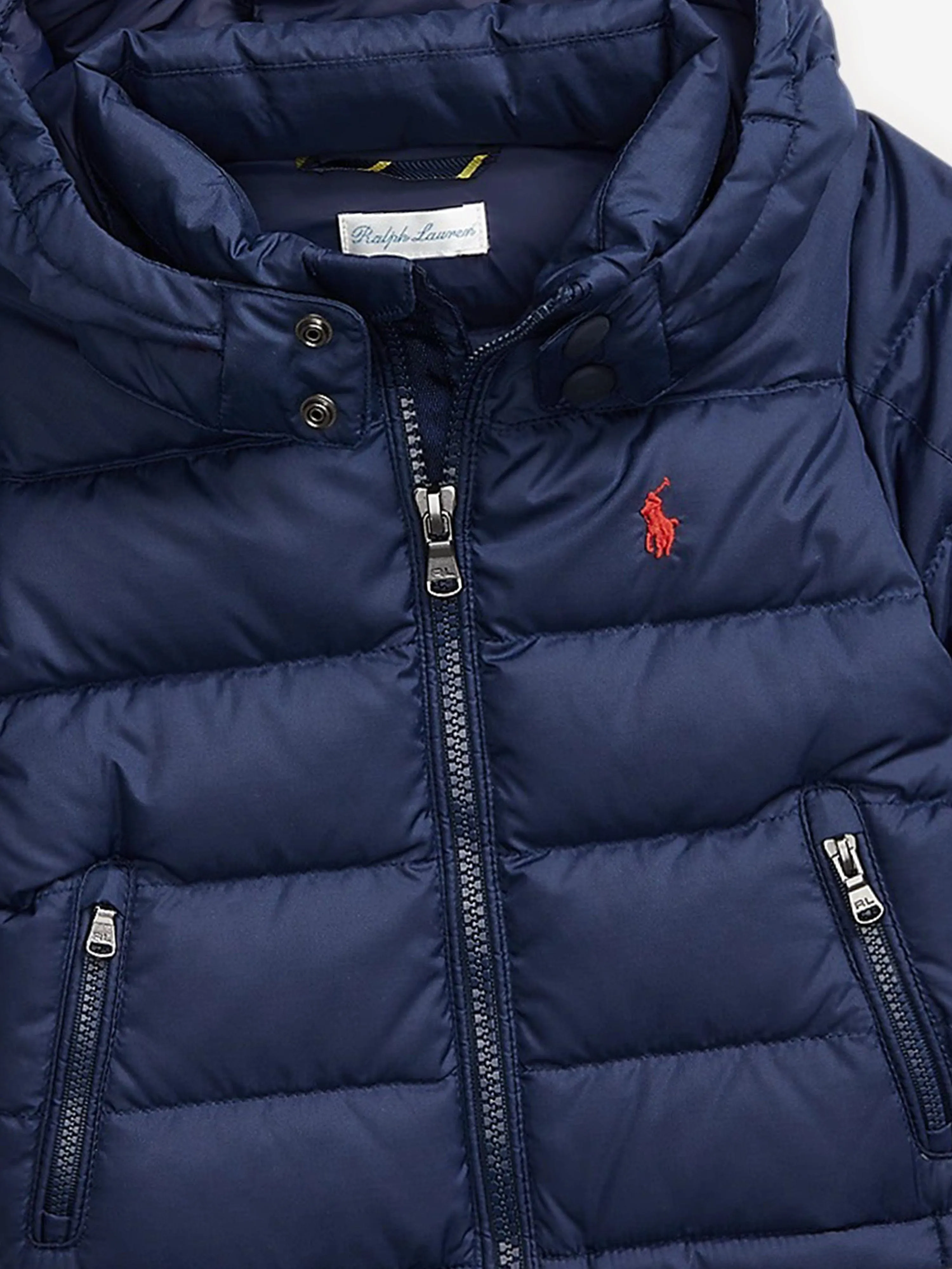 Baby Boys Puffer Jacket in Navy