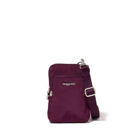 Baggallinni Securtex Anti-Theft Activity Crossbody Bag Mulberry 