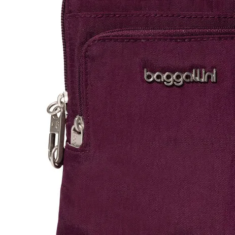 Baggallinni Securtex Anti-Theft Activity Crossbody Bag Mulberry 