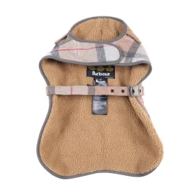 Barbour Wool Dog Coat Taupe / Pink