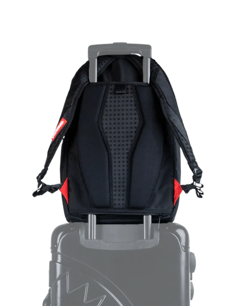 BROKEN GLASS SHARK BACKPACK - BLACK