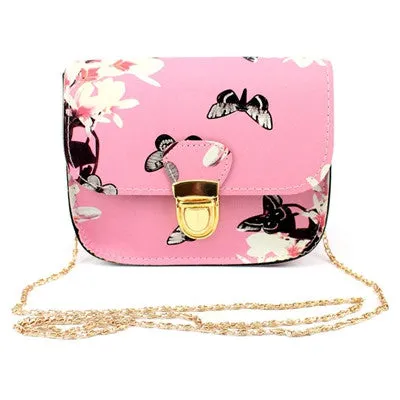 casual women shoulder bags famous designer handbag Women Butterfly Printing Tote Messenger Bag