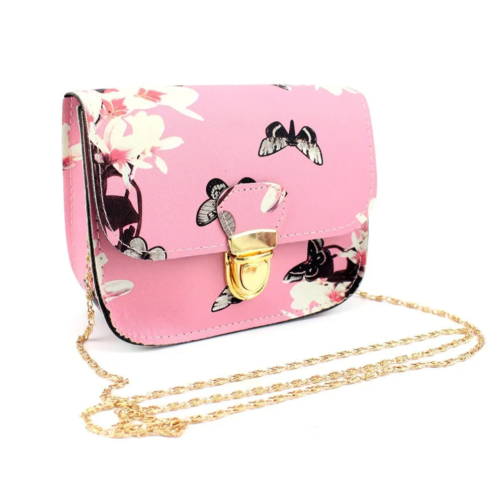 casual women shoulder bags famous designer handbag Women Butterfly Printing Tote Messenger Bag