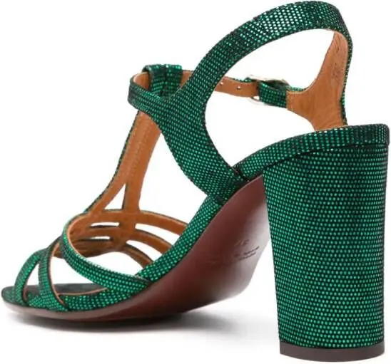 Chie Mihara Babi 75mm suede sandals Green