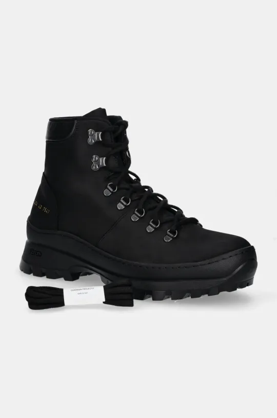 Common Projects leather hiking boots Hiking Boot men's black color 2454