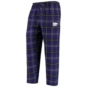 Concepts Sport Kansas State Wildcats Purple/Black Ultimate Flannel Pants