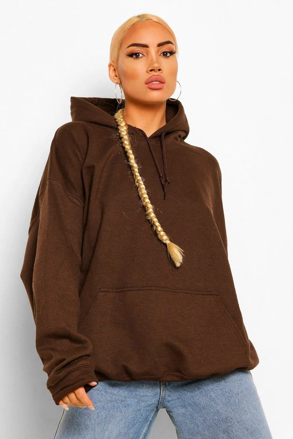 Dark Chocolate Oversized Hoodie