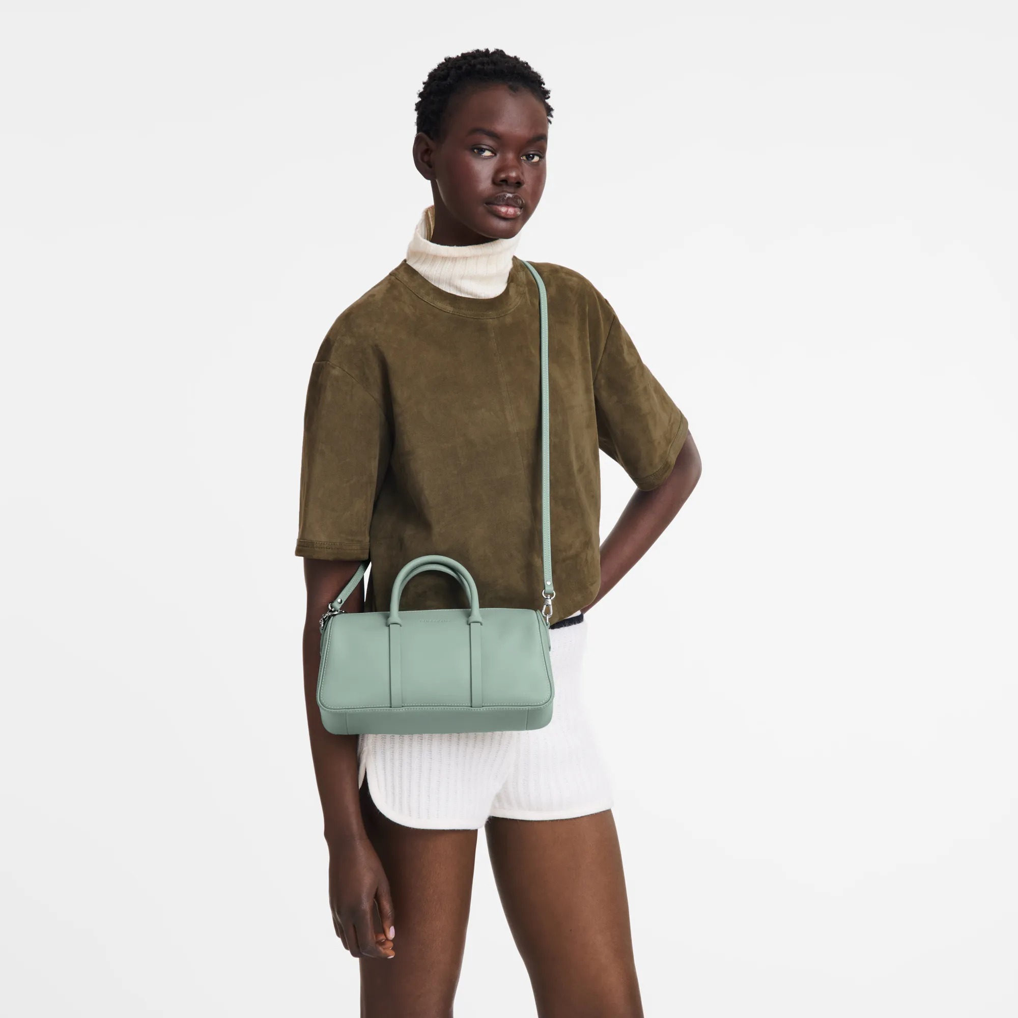 Daylong M Handbag Celadon - Leather