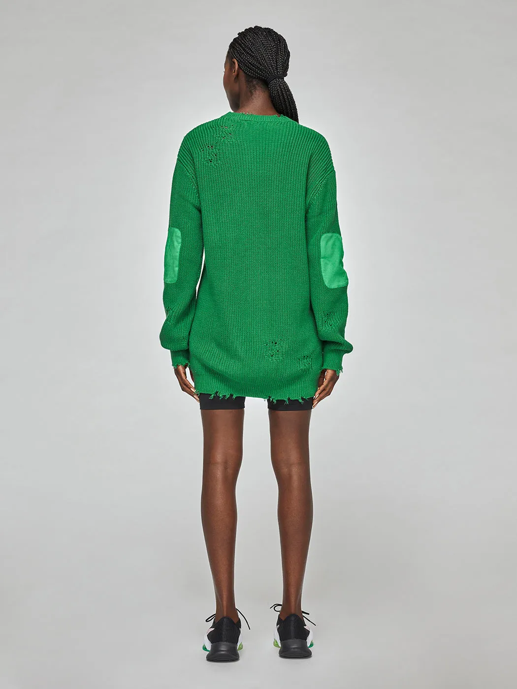 Devin Sweater - Amazon Green