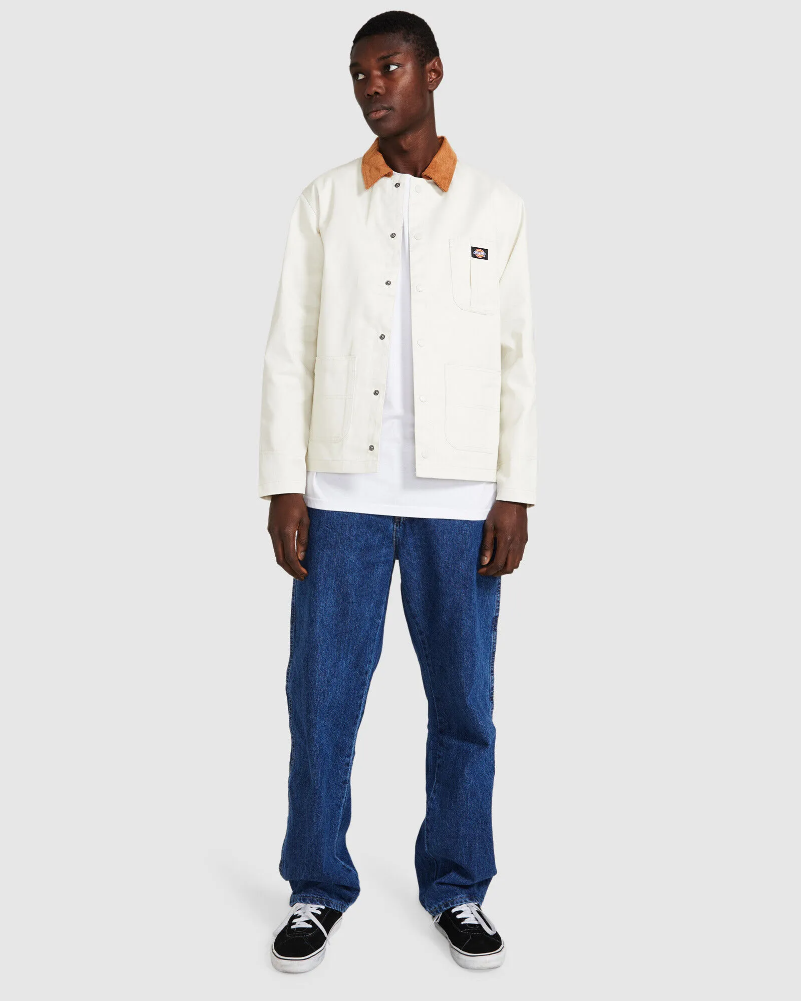 Dickies Baltimore Button Up Coat Bone