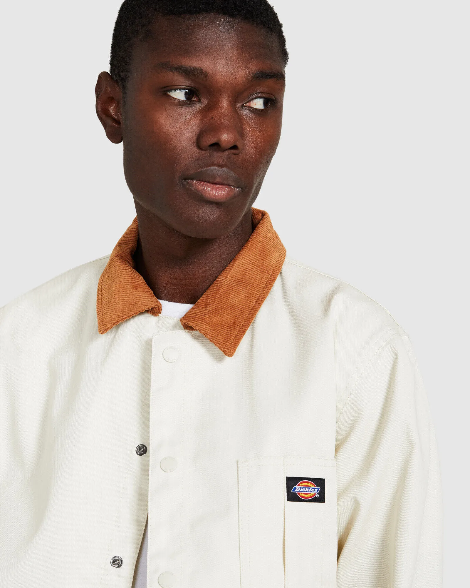 Dickies Baltimore Button Up Coat Bone