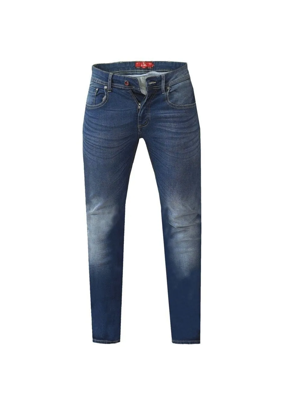 Duke Dark Blue Ambrose Stretch Tapered Jeans