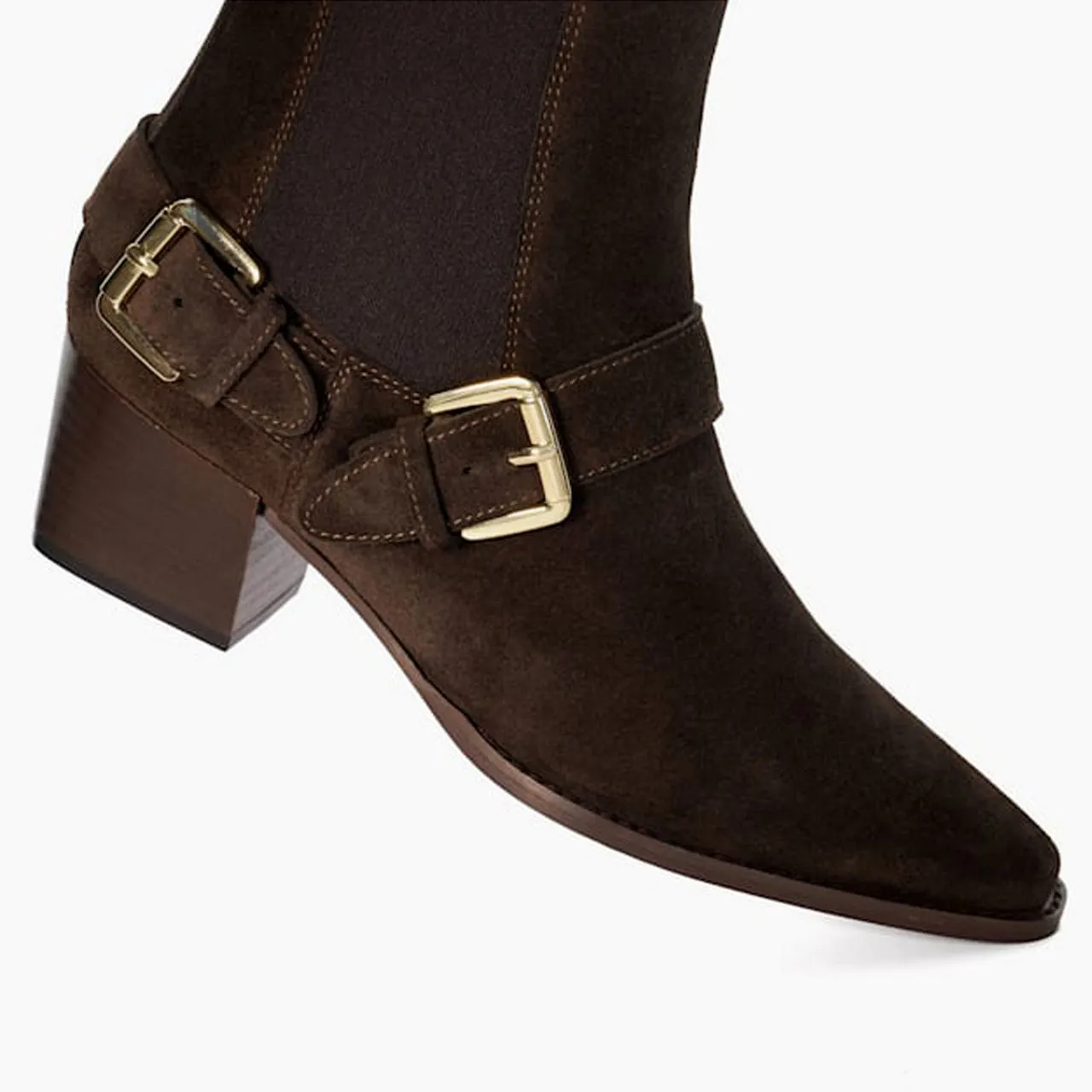 DUNE LONDON Panino Heeled Boots - Brown