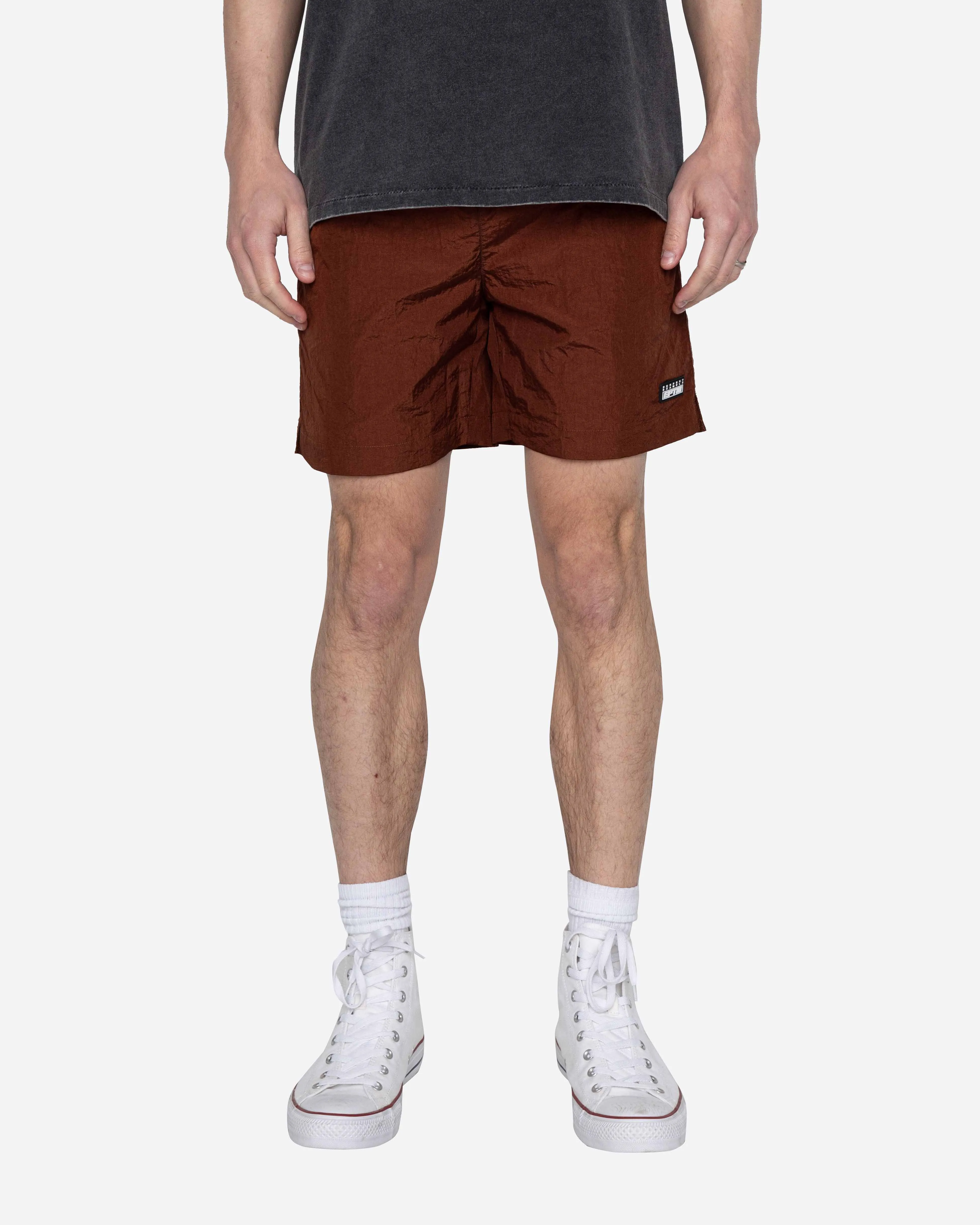 EPTM ALLOY SHORTS-BROWN