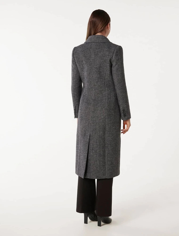 EverNew Sydney Double-Breasted Button Coat