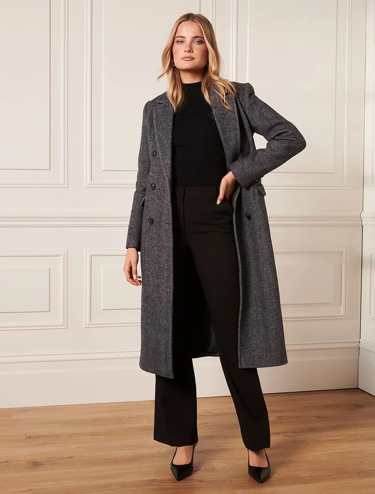 EverNew Sydney Double-Breasted Button Coat