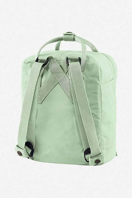 Fjallraven backpack Kanken Mini green color