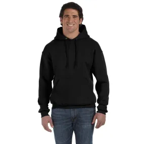 Fruit of the Loom Men's Black 12 oz. Supercotton Pullover Hood