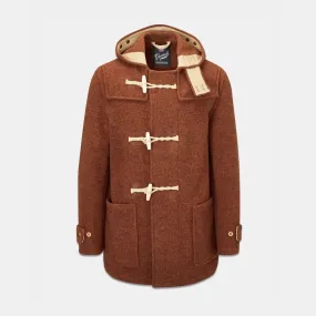 Gloverall Mid Monty Duffle Coat - Rust