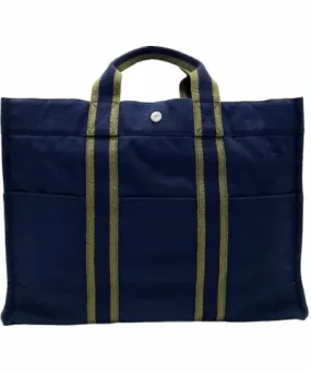 Hermès Fourre Tout Canvas Tote Bag