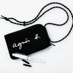 Japanese magazine gift Agnes b Black crossbody bag