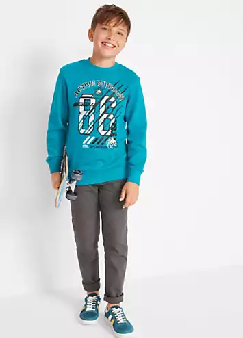 Kids Pack of 2 Crew Neck Sweatshirts by bonprix | Look Again