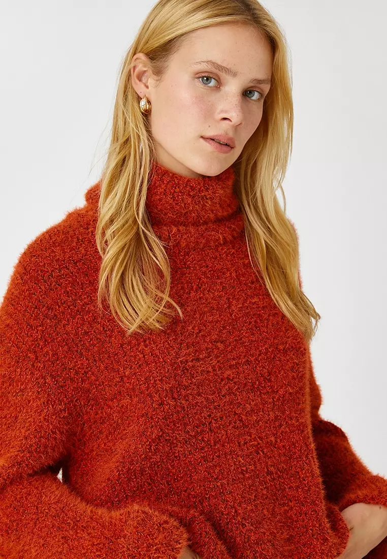 KOTON Plush Turtleneck Sweater