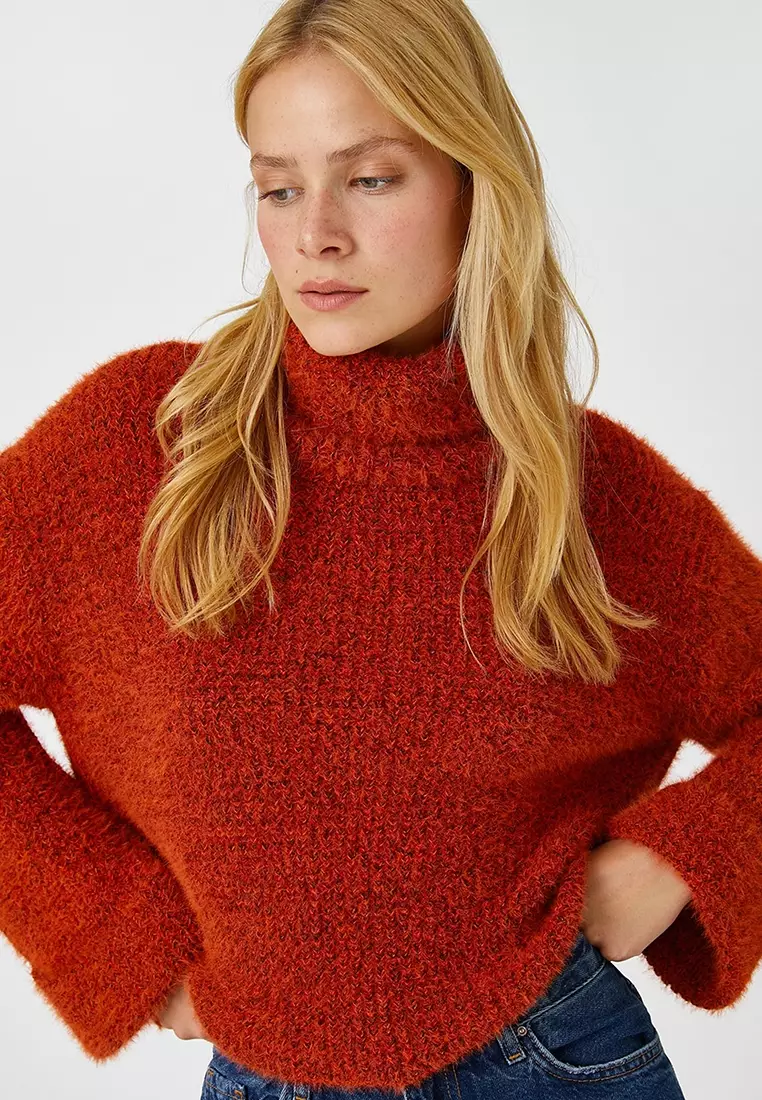 KOTON Plush Turtleneck Sweater