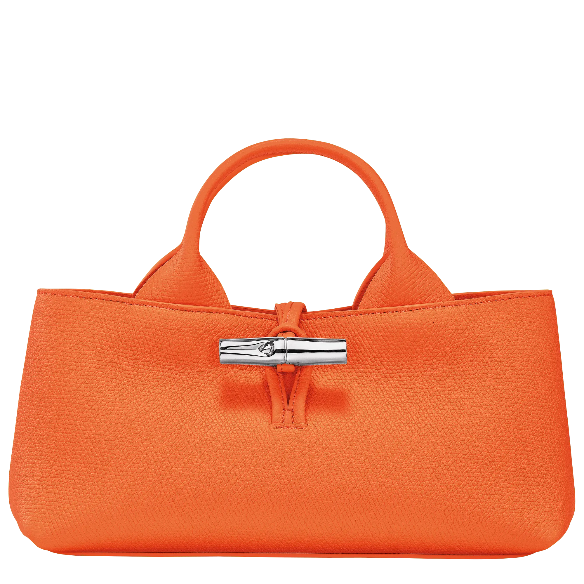 Le Roseau S Handbag Orange - Leather