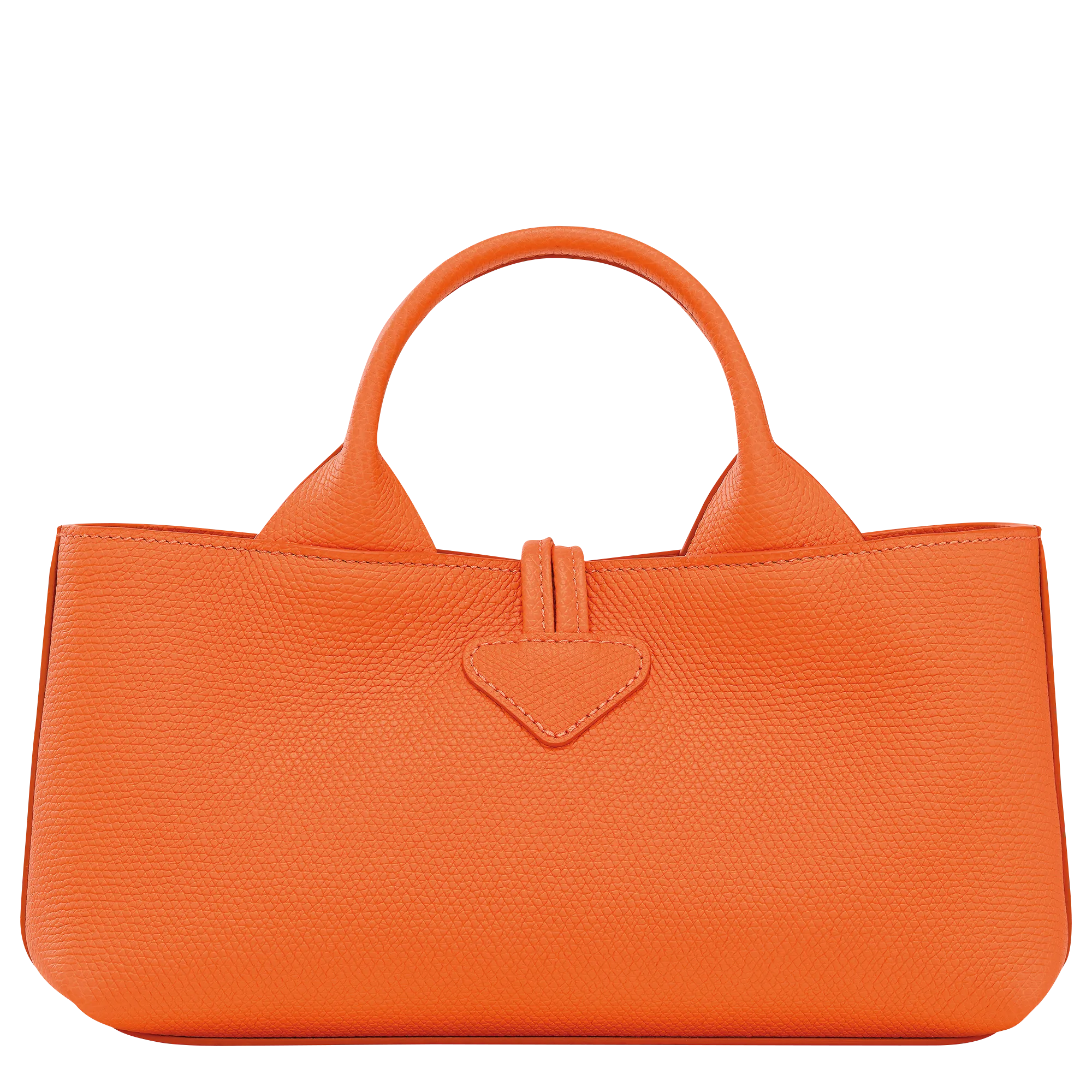 Le Roseau S Handbag Orange - Leather