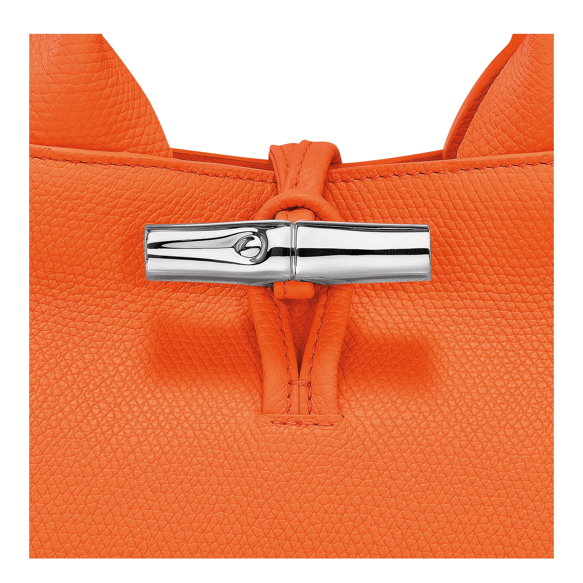 Le Roseau S Handbag Orange - Leather