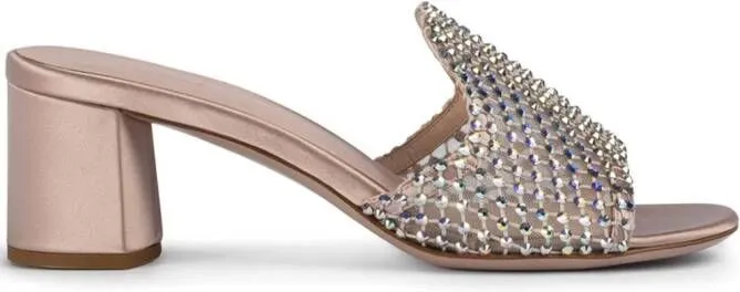 Le Silla Gilda crystal-embellished sandals Neutrals