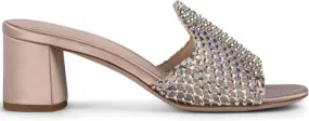 Le Silla Gilda crystal-embellished sandals Neutrals