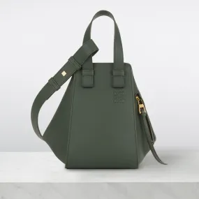 LOEWE Hammock Compact Crossbody Bag - Bottle Green