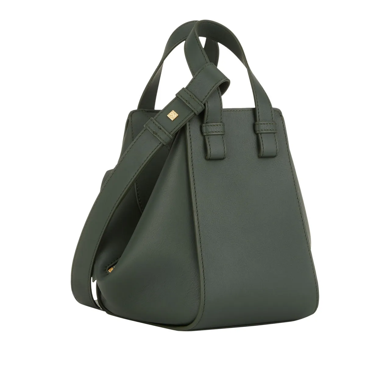 LOEWE Hammock Compact Crossbody Bag - Bottle Green