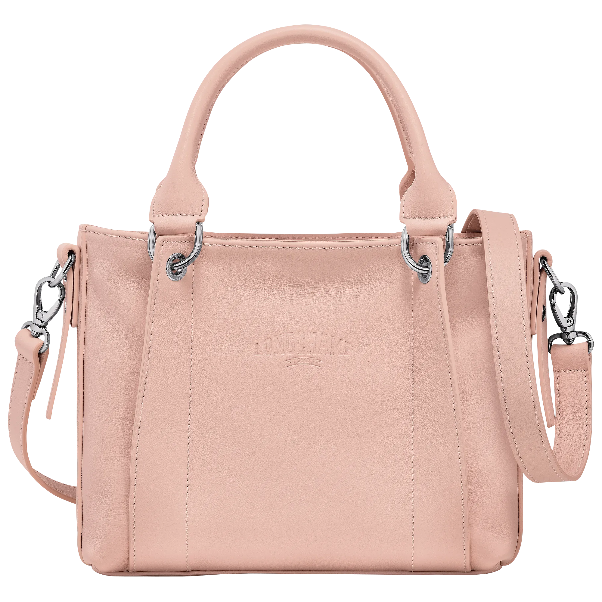 Longchamp 3D S Handbag Nude - Leather