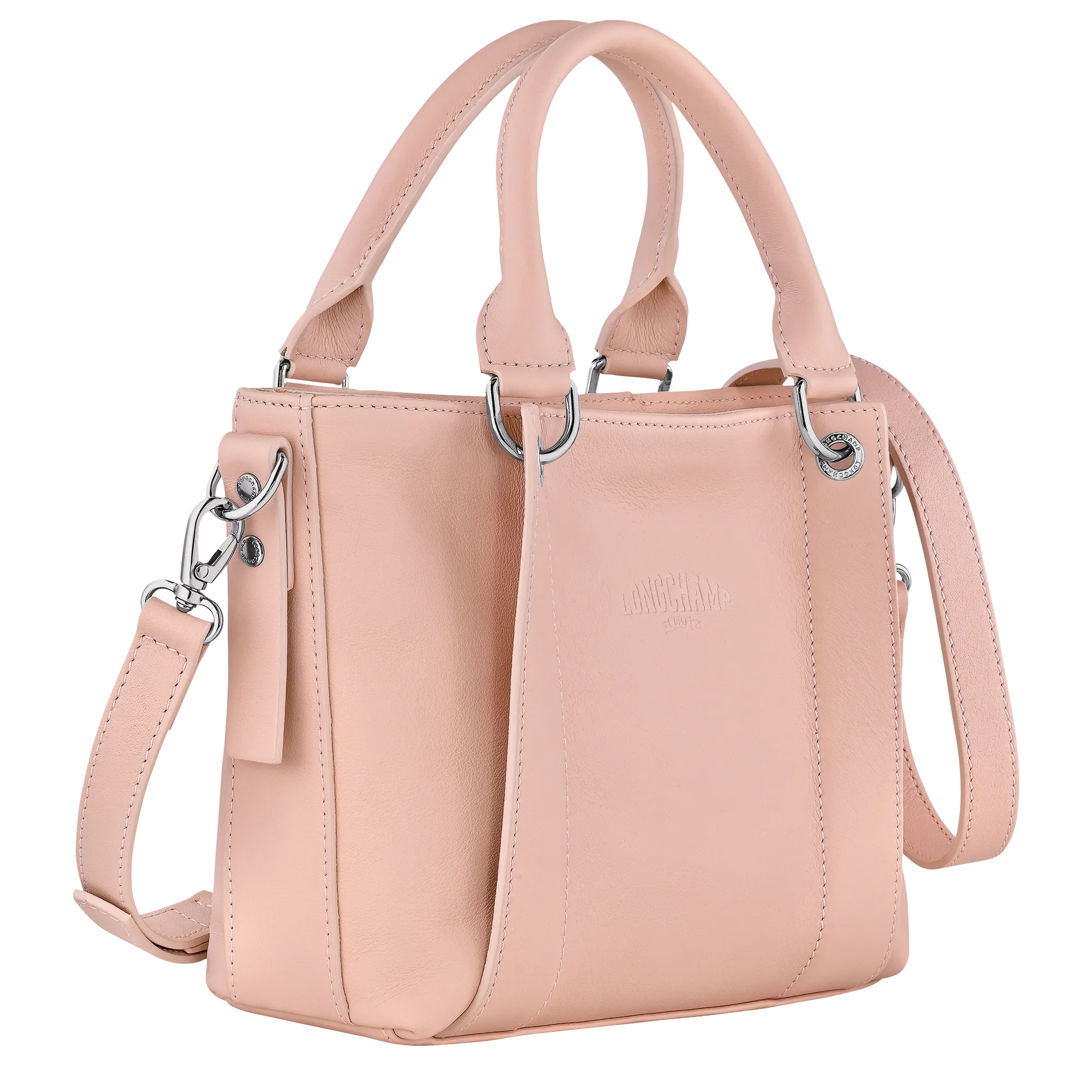 Longchamp 3D S Handbag Nude - Leather