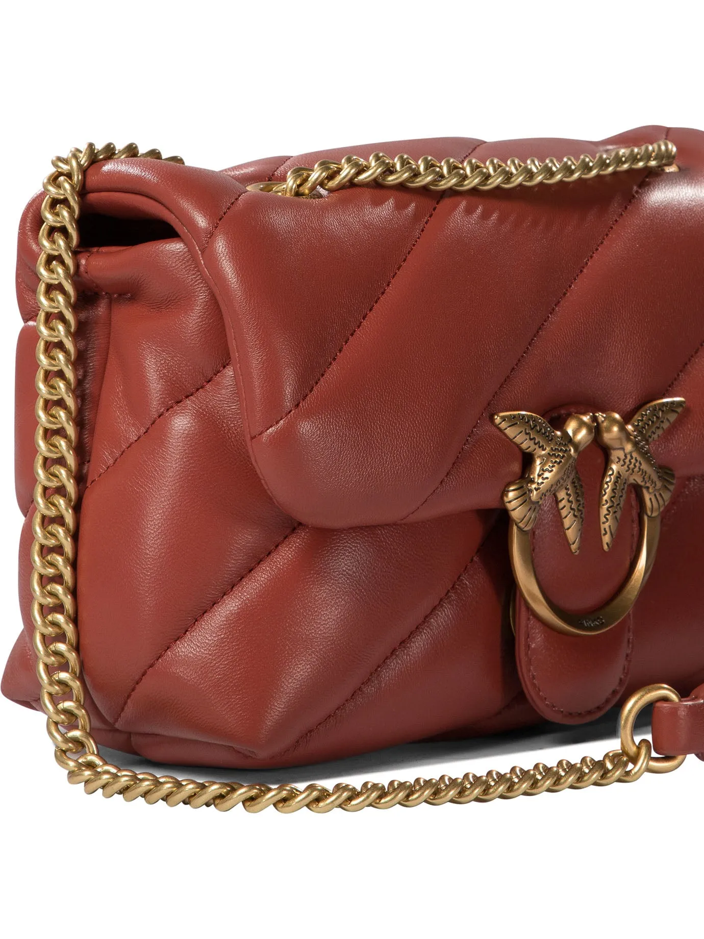 Love Mini Puff Shoulder Bags Red