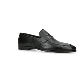 MAGNANNI Diezma II Grain Loafers - Black