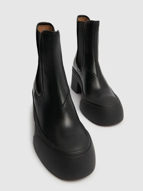 Marni   60mm Leather Chelsea boots 